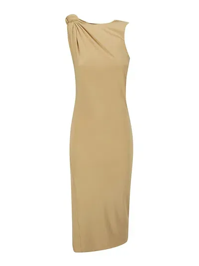 Sportmax Vestido Midi - Beis In Beige