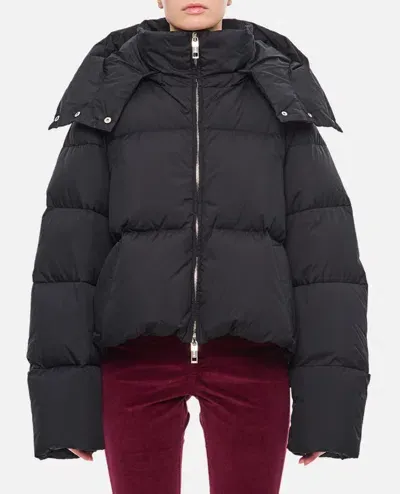 Sportmax Beira Short Down Jacket In Black