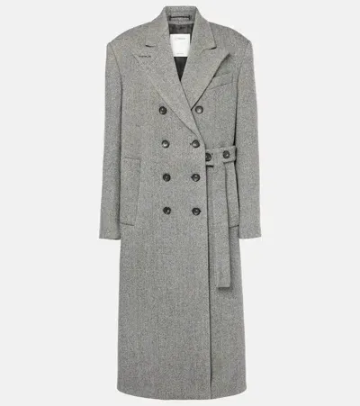 Sportmax Billy Wool-blend Coat In Black