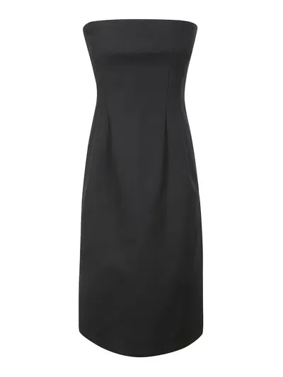 Sportmax Vestido Midi - Negro In Black