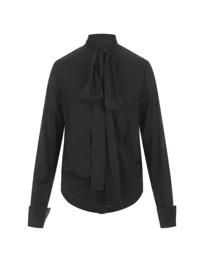 Sportmax Black Moretto Shirt In Nero