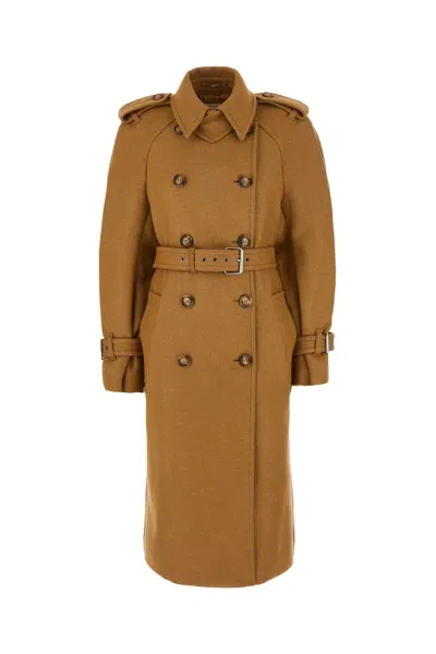 Sportmax Camel Wool Blend Coat In 004