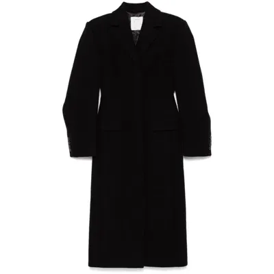 Sportmax Coats In Black