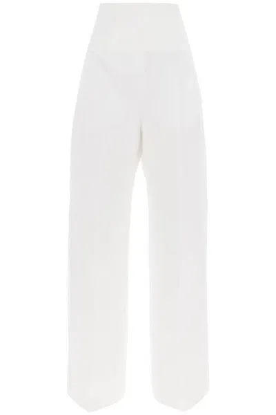 Sportmax "crasso Pants With R In White