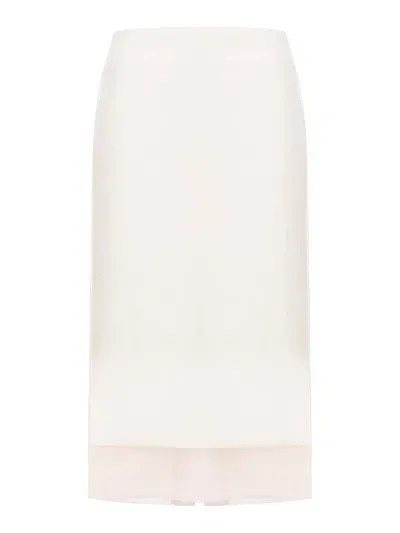 Sportmax Aceti1234 Skirt In White