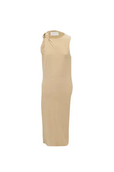 Sportmax Dress In Beige