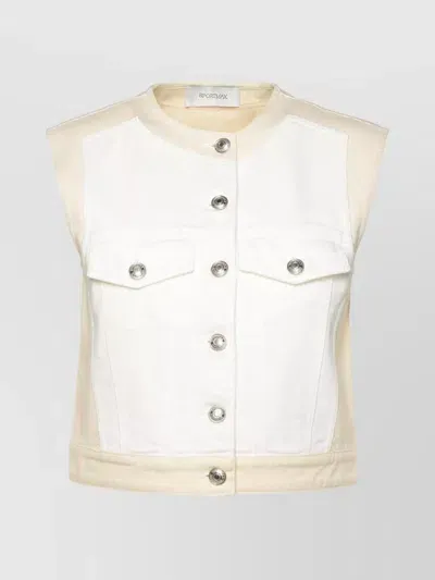 Sportmax Salita Top In White