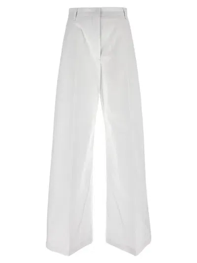 Sportmax Gebe Trouser In Optical White