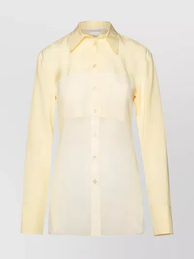 Sportmax Boa Long-sleeved Shirt In Neutrals