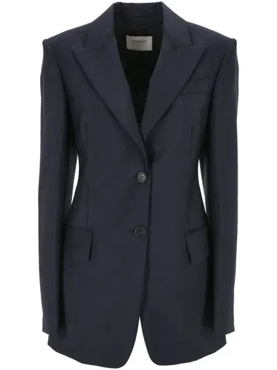 Sportmax Jackets In Blu Marino