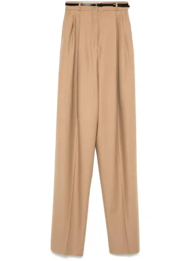 Sportmax Kiens Trousers In Beige