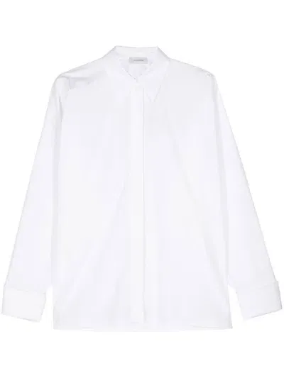 Sportmax Mandare Cotton Shirt In White