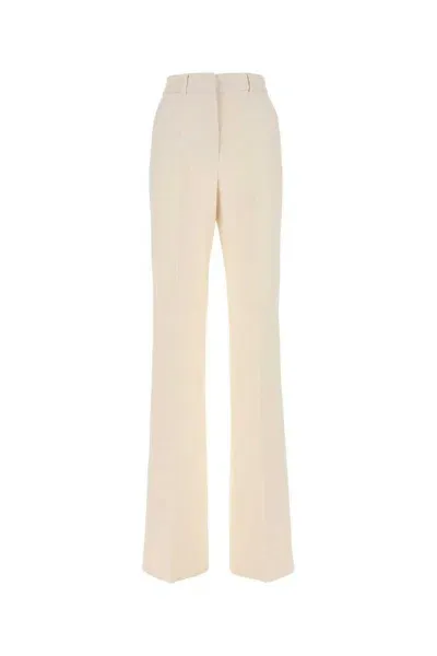 Sportmax Ivory Cotton Canale Pant In White