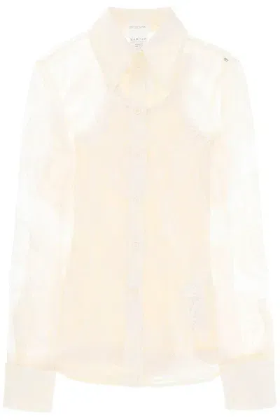 Sportmax "pizzo Asti Lace Shirt In White