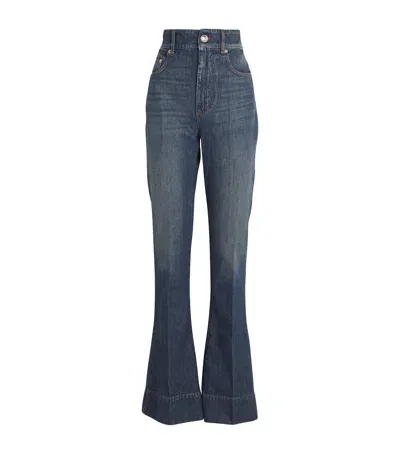 Sportmax Robina Flared Jeans In Blue