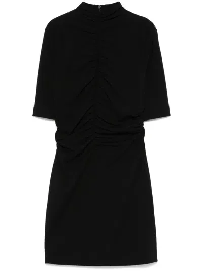 Sportmax Ruched Mini Dress In Black