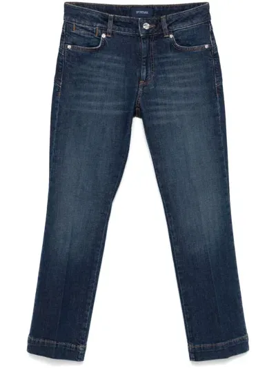 Sportmax Schermo Jeans In Blue