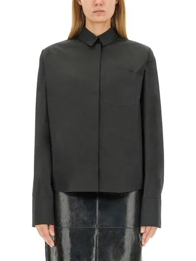 Sportmax Shirt "chalk" In Black