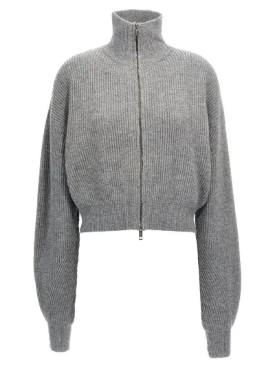 Sportmax Svago Cardigan In Medium Grey