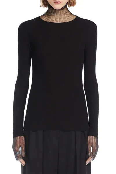 Sportmax Sweaters In Black