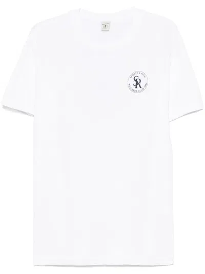 Sporty And Rich Logo-print T-shirt In White