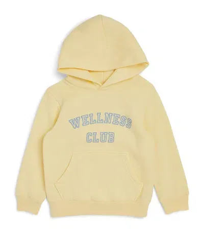 Sporty And Rich Kids' Wellness Club Hoodie In Beige