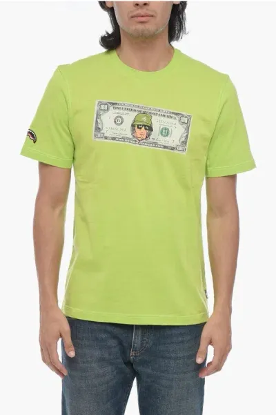 Sprayground Crewneck T-shirt With Banknote Print