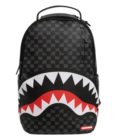 Sprayground Label Shark Backpack In Black