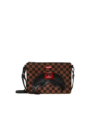 Sprayground Sip Clear Sm Eyes Cross Clutch Strap 910b6515nsz In Uni