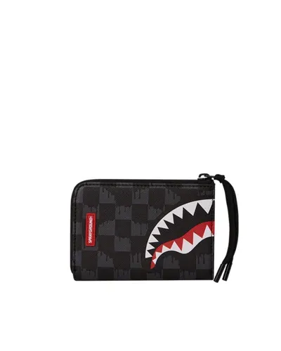 Sprayground Portafoglio Drip Check Shark In Uni