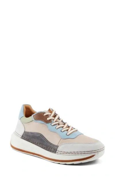 Spring Step Booker Sneaker In Blush Multi