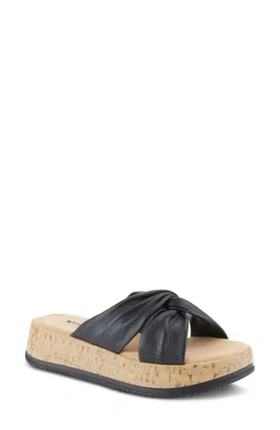 Spring Step Ebosia Platform Sandal In Black