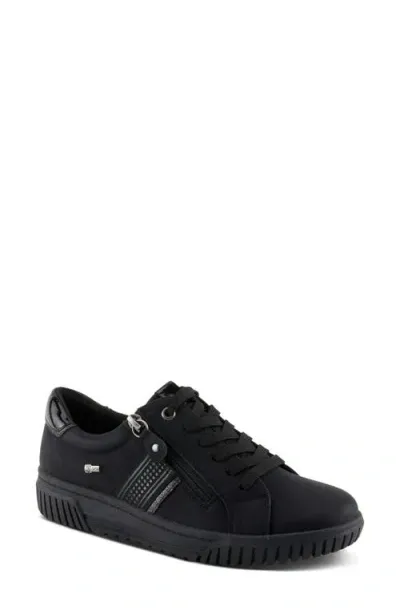 Spring Step Jamia Water Resistant Sneaker In Black