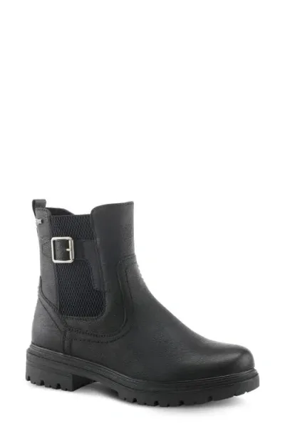 Spring Step Kaze Water Repellent Lugged Chelsea Boot In Black