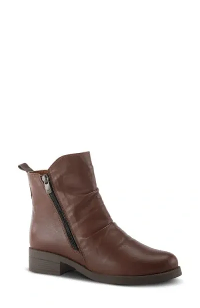 Spring Step Zipstering Bootie In Brown