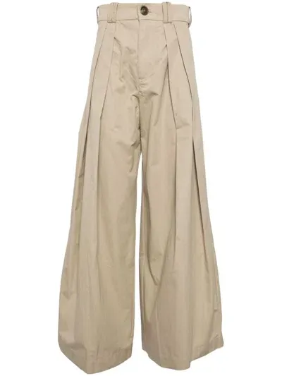 S.s.daley Alexander Wide Leg Trousers In Brown