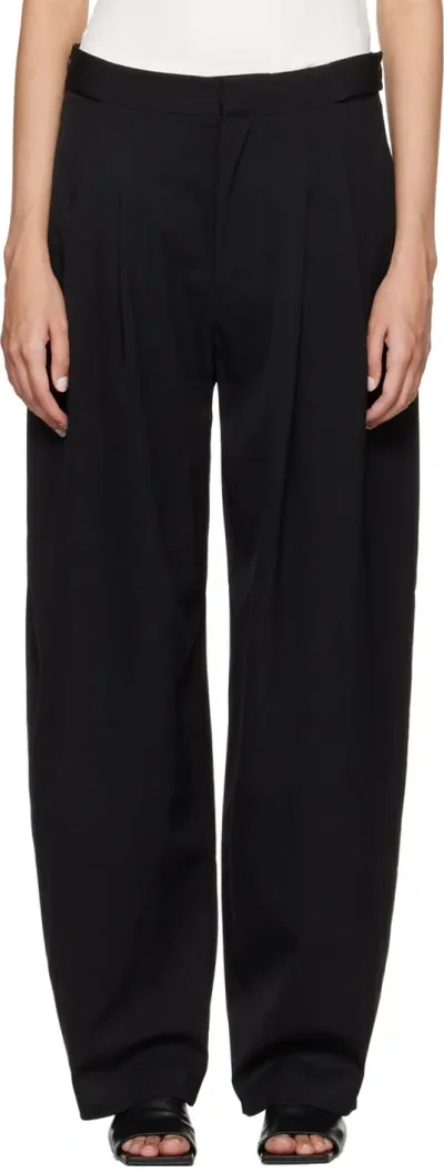 St Agni Black Adjustable Trousers