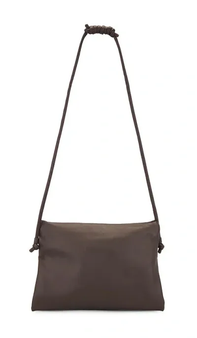 St Agni Dual Sling Bag In Chocolate