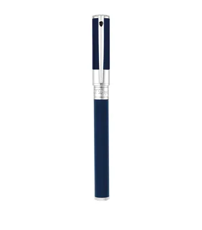 St Dupont S. T. Dupont D-initial Rollerball Pen In Blue