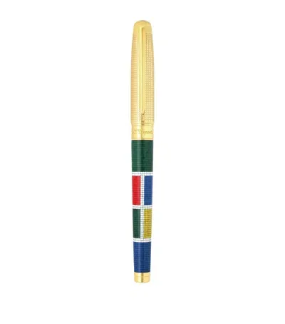 St Dupont Line D Eternity Fountain Pen In Multi