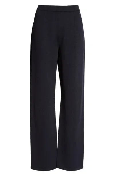 St John St. John Collection Santiago Straight Leg Pants In Midnight