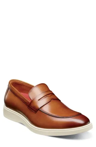 Stacy Adams Spencer Penny Loafer In Tan