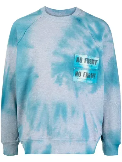 Stain Shade X Hiroshi Fujiwara Tie-dye Effect Sweatshirt In 蓝色