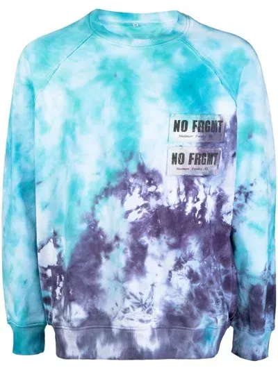 Stain Shade X Hiroshi Fujiwara Tie-dye Print Sweatshirt In 蓝色