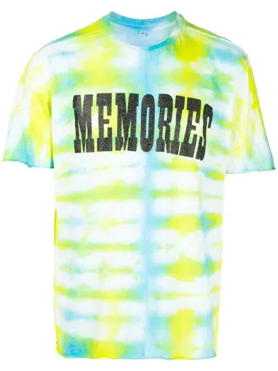 Stain Shade X Hiroshi Fujiwara Tie-dye Print T-shirt In Green