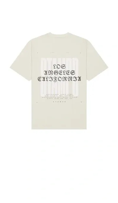 Stampd La Transit Relaxed Tee In White