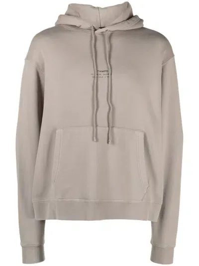 Stampd Plain Cotton Hoodie In Grey