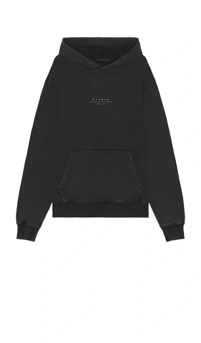 Stampd Strike Stack Logo Cropped Hoodie In Black