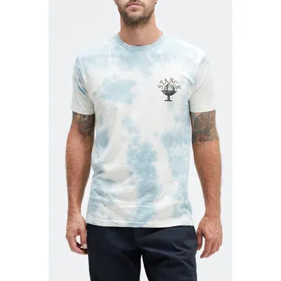 Stance Sol Tie Dye Cotton Graphic T-shirt In Bluewash