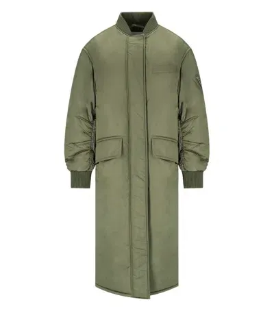 Stand Studio Abbie Nylon Coat In Green